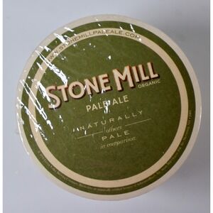 STONE MILL Pale Ale Beer Coasters Organic USDA Barware Drink Coasters‎ Vintage